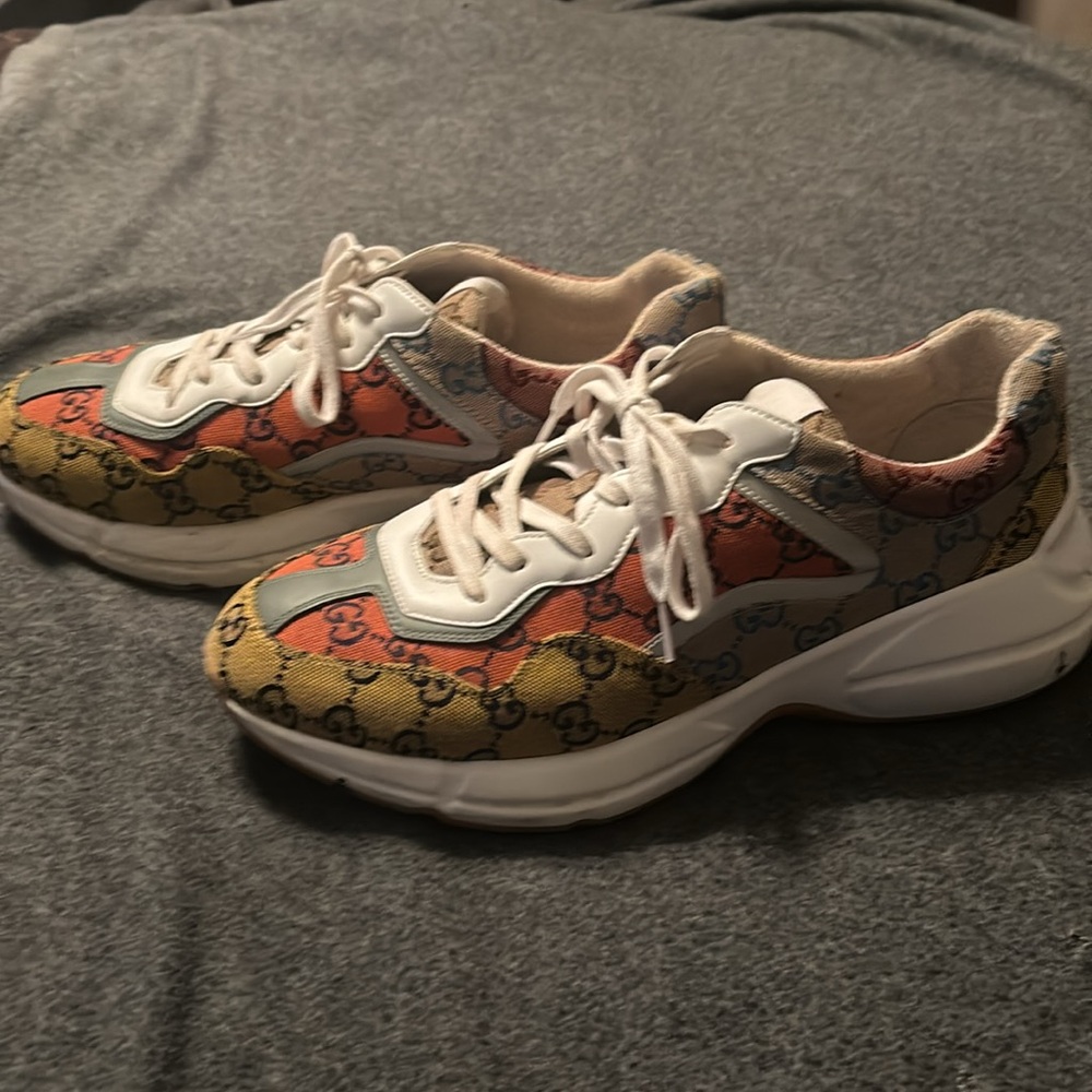 Gucci Multicolor GG Retro Rhyton-Style Sneakers - Picture 3 of 3